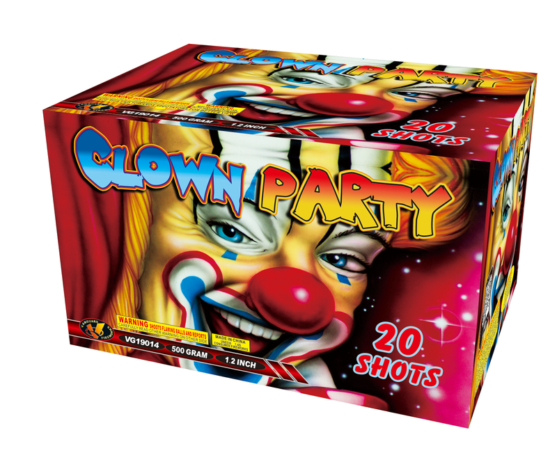 VG19014 20 Shots Cake Clown Party