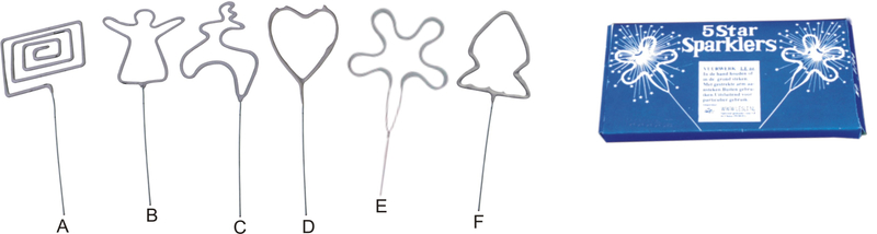 VG269A/B/C/D/E/F Novelties Sparkler