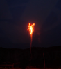 0.8" Single Shot Orange Mine, Display Single Shot Firework, Single Shot Tubes