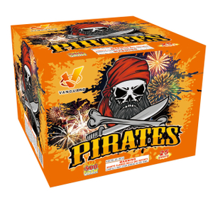 VGC30-25-5014 Pirates 25 Shots Cake