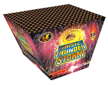 EFC-1028-036 Whistle Thunder Storm,36 Shots Fan Shape Cake, Consumer CE Cake, Combination Fireworks