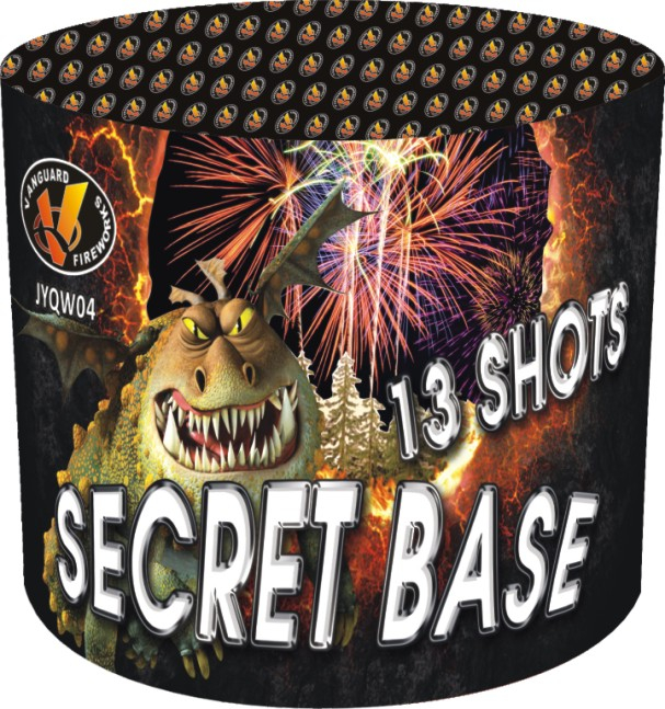 JYQW04 Secret Base 13 Shots Mixed Shape Cake