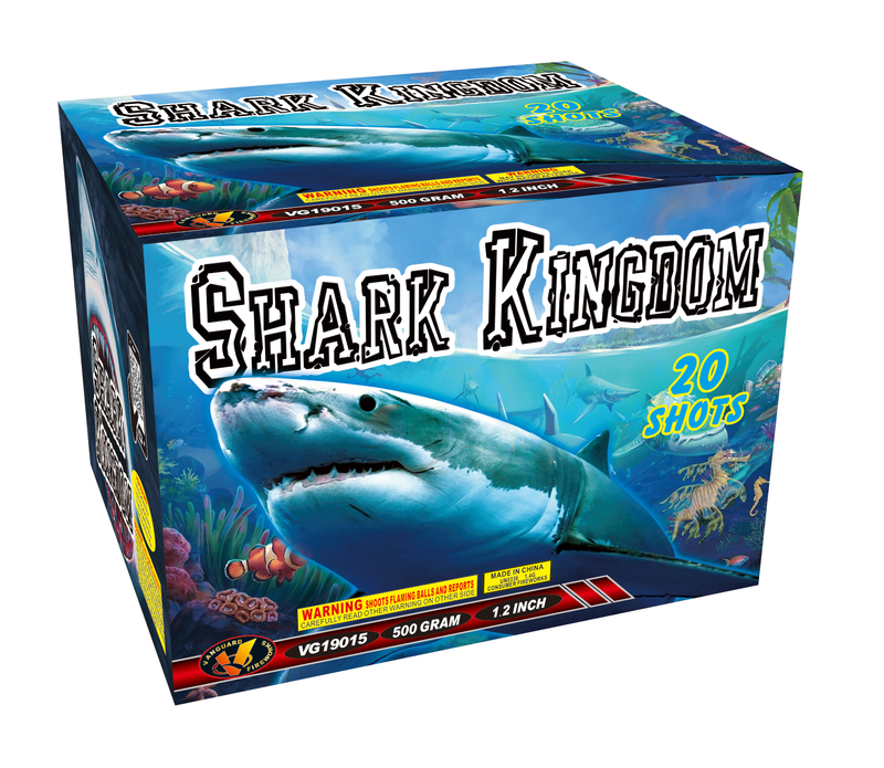 VG19015 20 Shots Cake Shark Kingdom