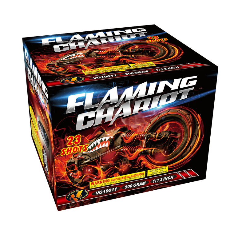 VG19011 23 Shots Cake Flaming Chariot