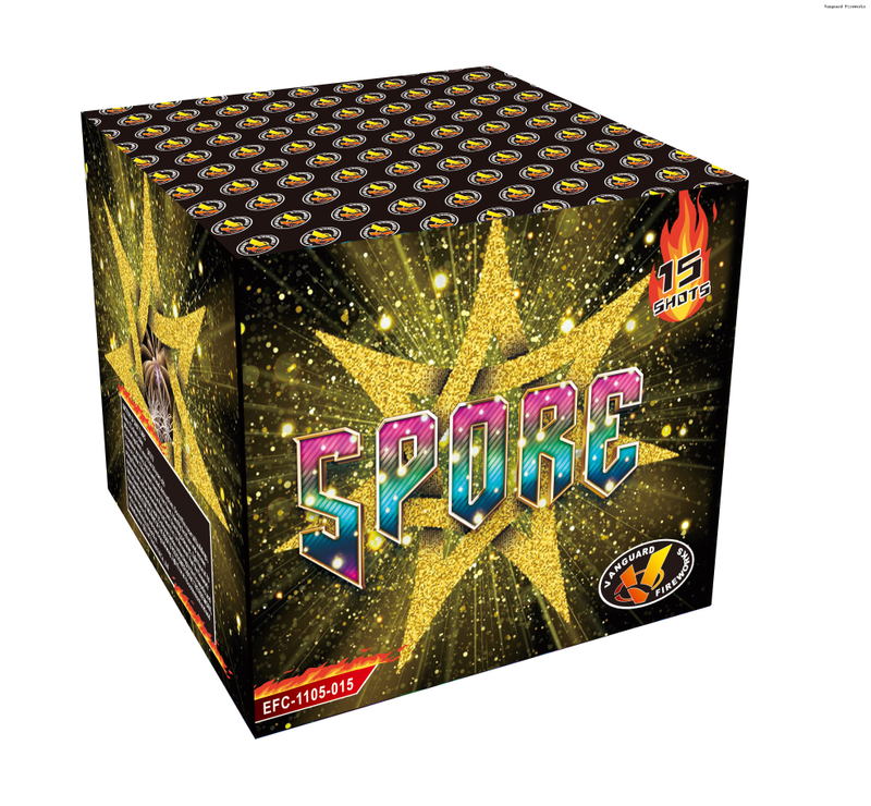 EFC-1105-015 Spore, 15 Shots Cake,CE Consumer Cake
