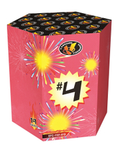 EFC1904 Lucky Bastards, 6x19 Shots Assortment,19 Shots Hexagon Cake, CE Consumer Cake