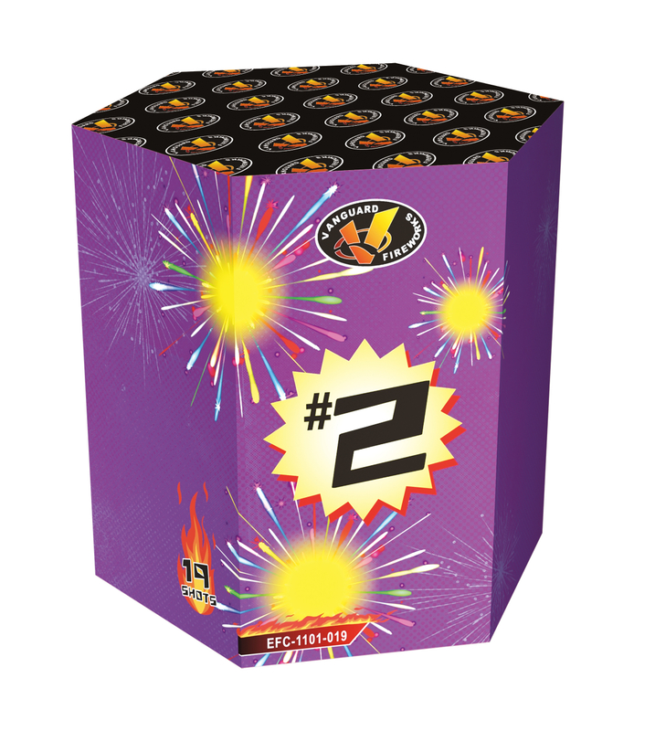 EFC1902 Lucky Bastards, 6x19 Shots Assortment,19 Shots Hexagon Cake, CE Consumer Cake