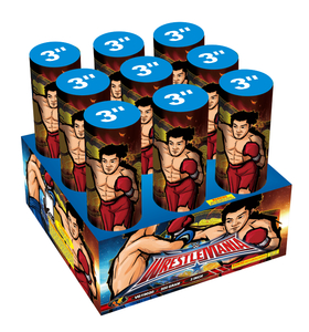 VG19020 Wrestle Mania 2 Inch 9 Shots Cake