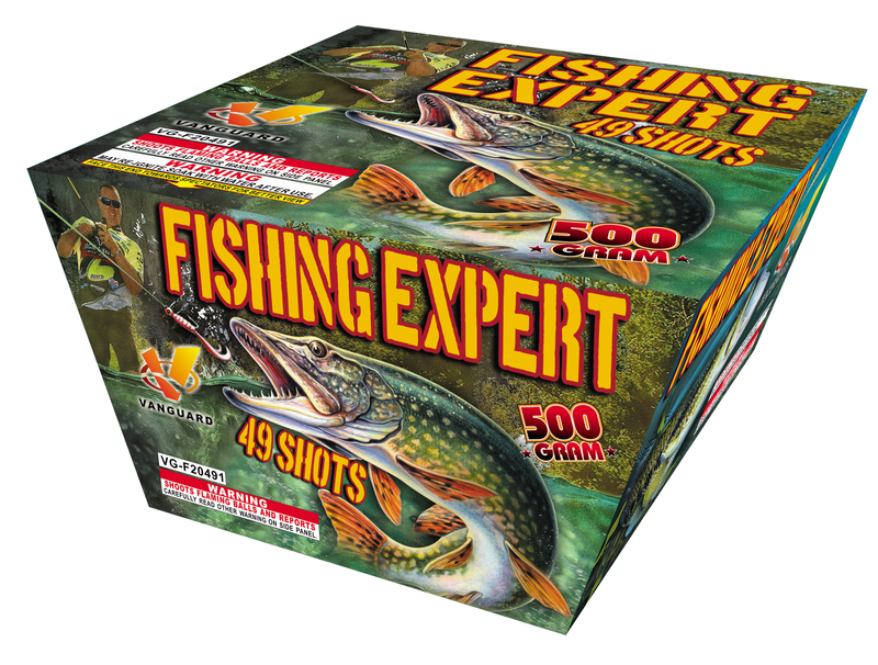 VG-F20491 Fishing Expert 49 Shots Fan Shape Cake