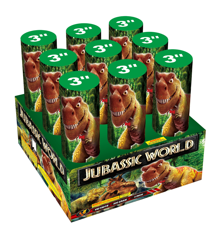 VG19018 Jubassic World 9 Shots Cake