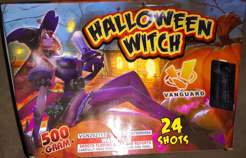VGN202113 Halloween Witch 24 Shots Mixed Shape Cake