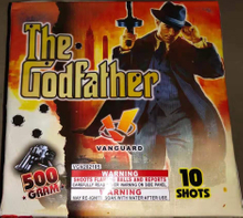 VGN202105 The Godfather 10 Shots Square Shape Cake