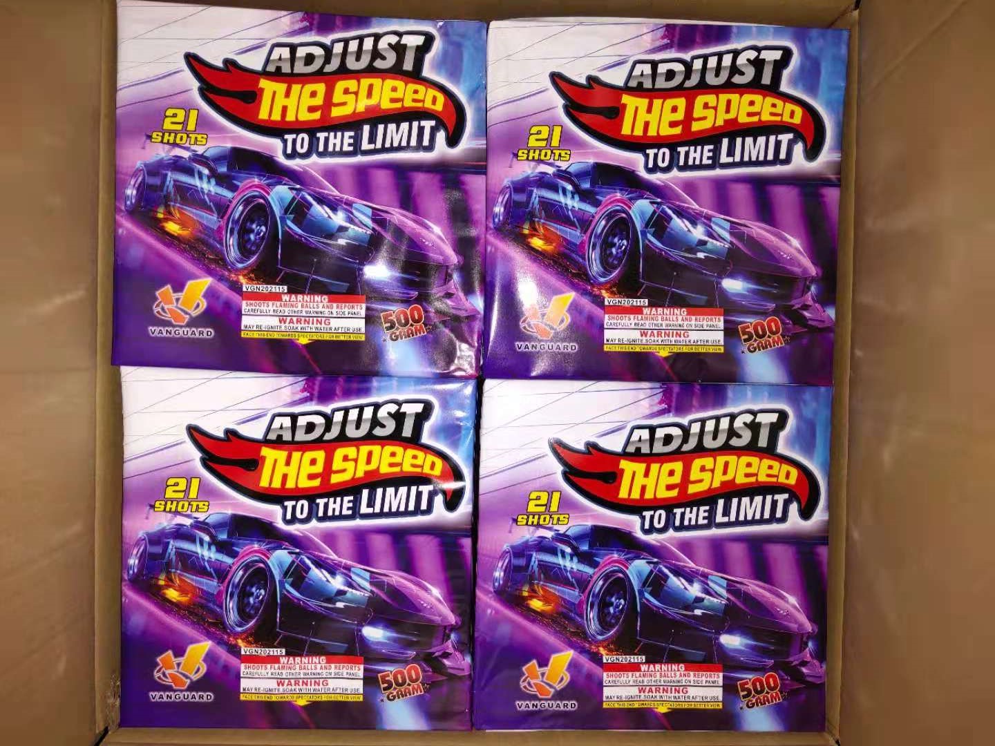 VGN202115 Adjust The Speed To The Limit 21 Shots Mixed Shape Cake