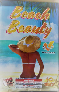 VGN202110 Beach Beauty 40 Shots Rectangle Shape Cake