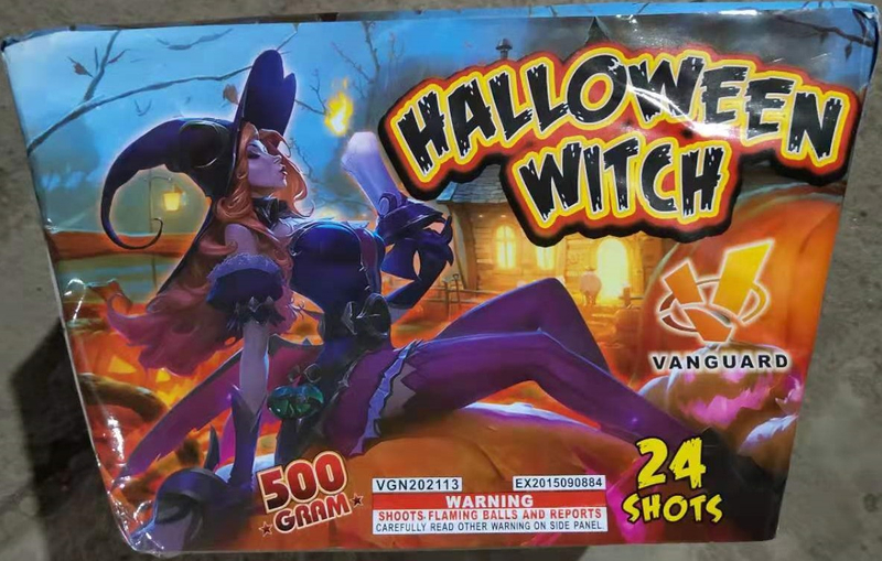 VGN202113 Halloween Witch 24 Shots Mixed Shape Cake