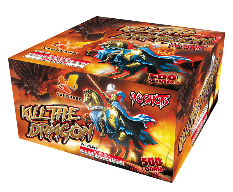 VG-25401 Killthe Dragon 40 Shots Cake