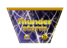 EFC-1027-036 Thunder Storm,36 Shots Fan Shape Cake, Consumer CE Cake, Combination Fireworks