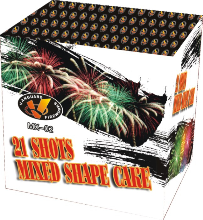 MX-02 21 Shots Mixed Shape Cake
